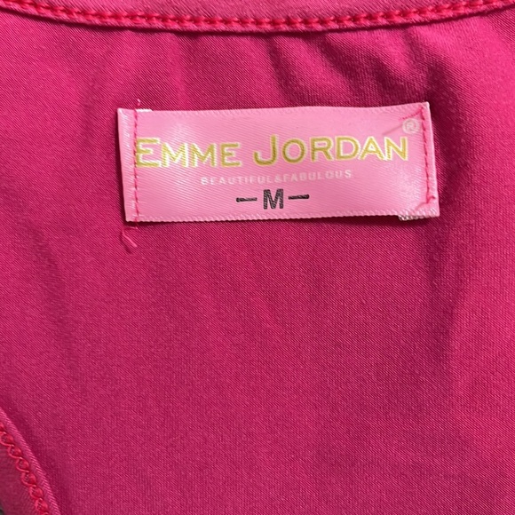 • Kiss Me Pajama Set Tank Top and Pants PJs Pink, Black, White Polka Dots - Picture 12 of 17